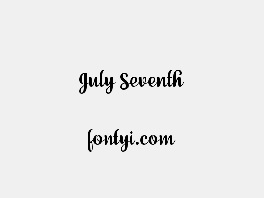 July Seventh