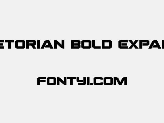 Praetorian Bold Expanded