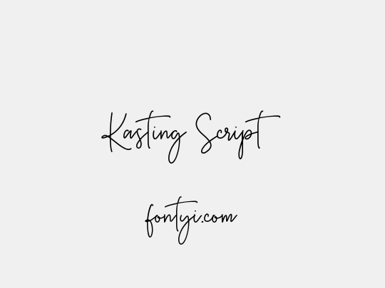 Kasting Script