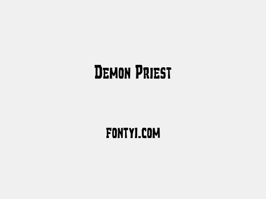 Demon Priest