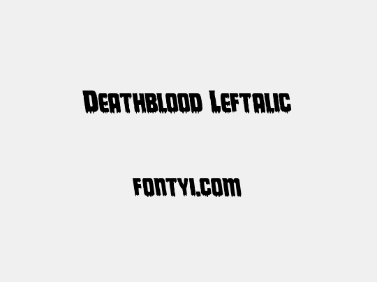 Deathblood Leftalic