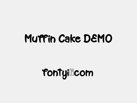 Muffin Cake DEMO