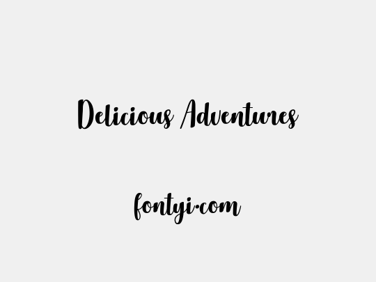 Delicious Adventures