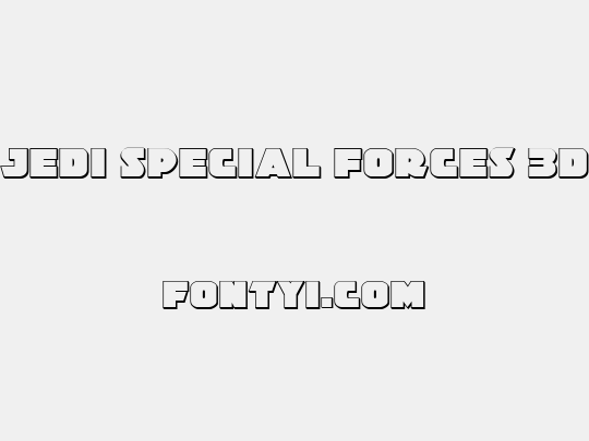 Jedi Special Forces 3D