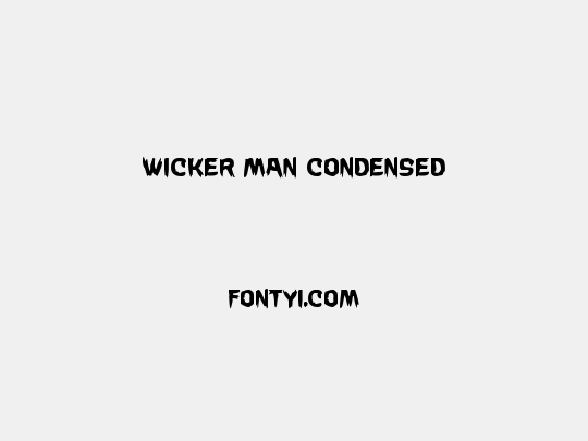 Wicker Man Condensed