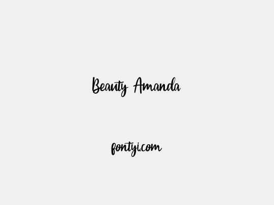 Beauty Amanda