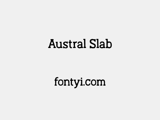 Austral Slab
