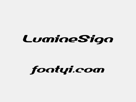 LumineSign
