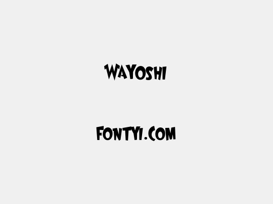 Wayoshi