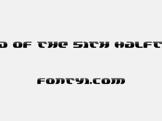 Lord of the Sith Halftone