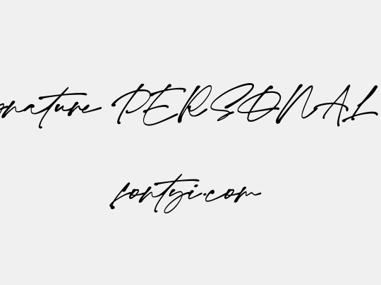 Monita Signature PERSONAL USE Bd