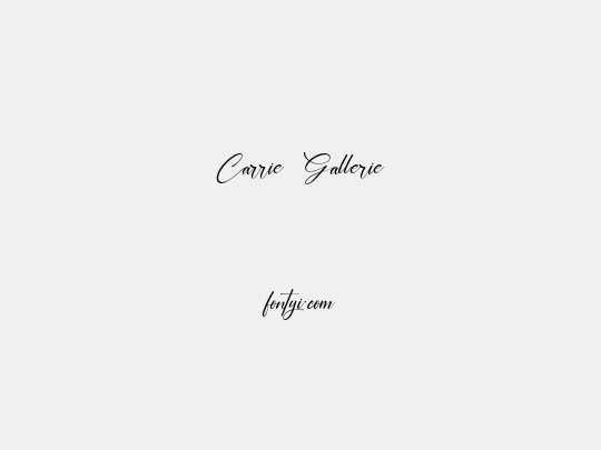 Carrie  Gallerie