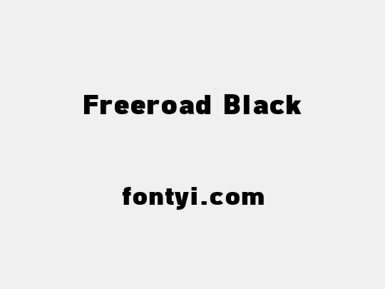 Freeroad Black