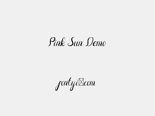 Pink Sun Demo