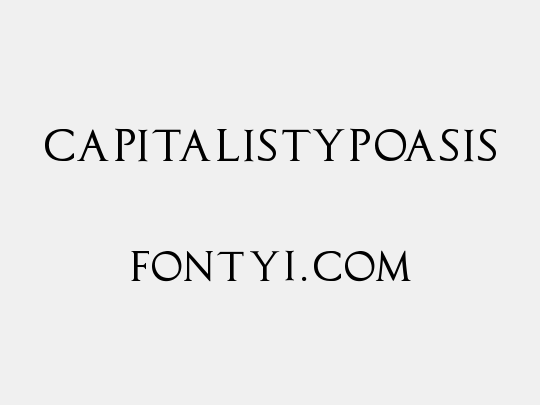 CapitalisTypOasis