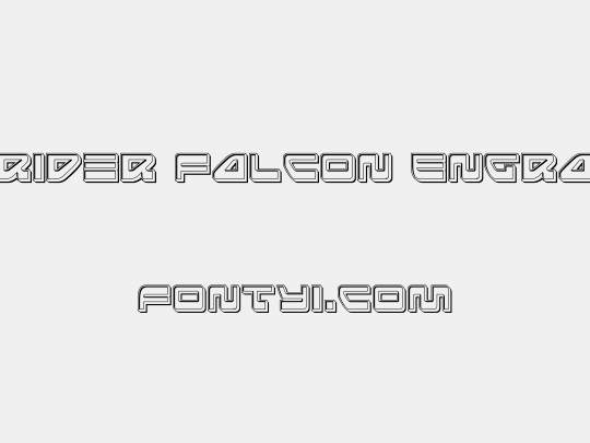 Searider Falcon Engraved