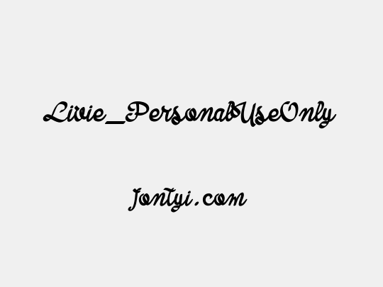 Livie_PersonalUseOnly