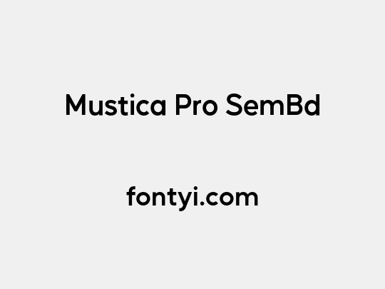 Mustica Pro SemBd