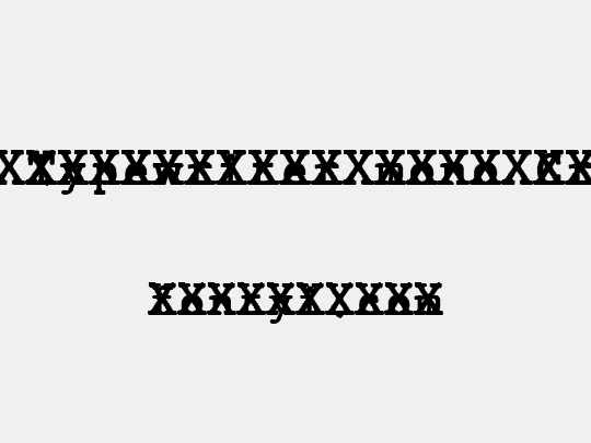 JMH Typewriter mono Cross