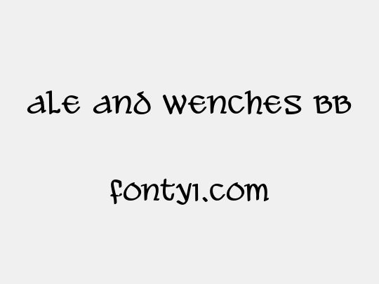 Ale and Wenches BB