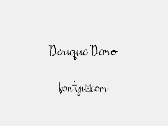 Denique Demo