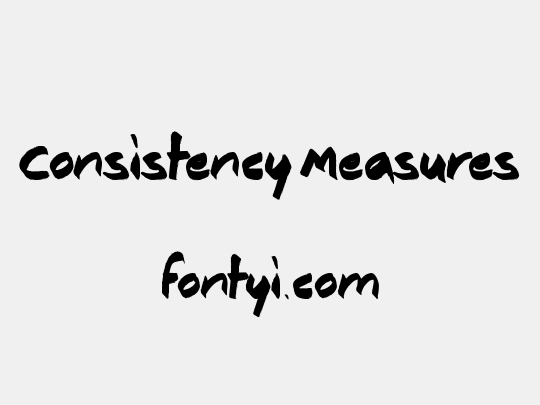 Consistency Measures