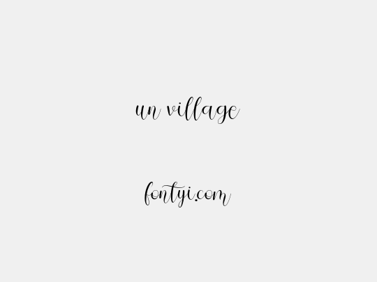 un village
