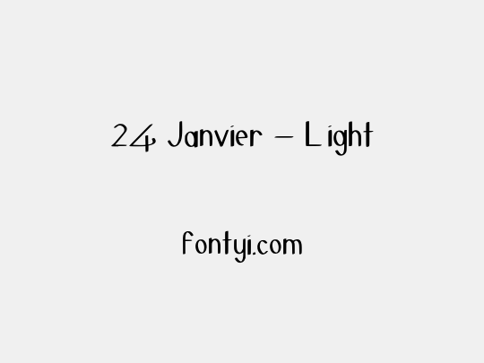 24 Janvier - Light