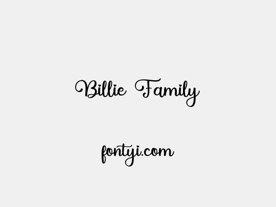 Billie Family