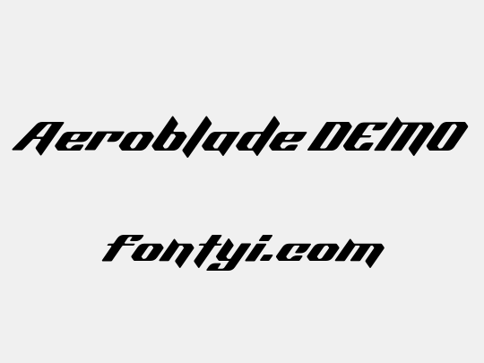 Aeroblade DEMO