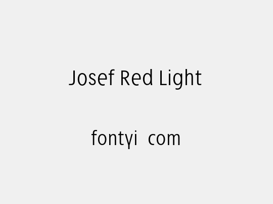 Josef Red Light