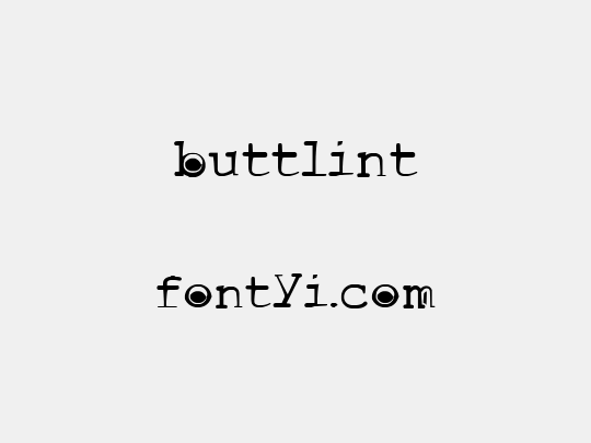 buttlint