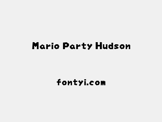 Mario Party Hudson