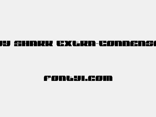 Joy Shark Extra-Condensed