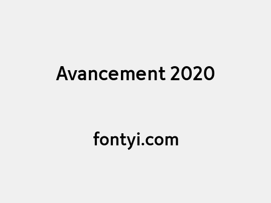 Avancement 2020