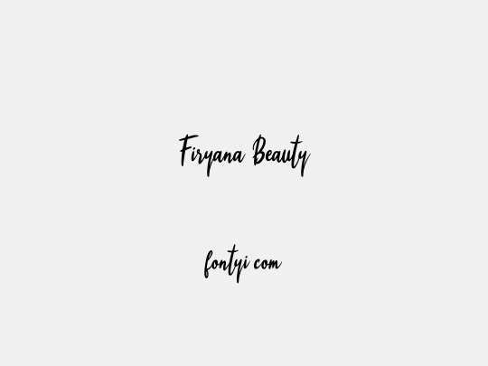 Firyana Beauty