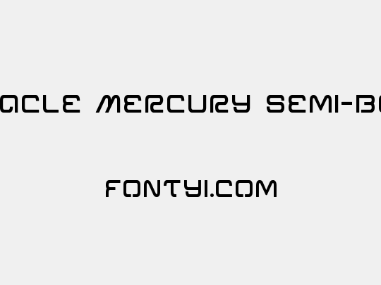 Miracle Mercury Semi-Bold
