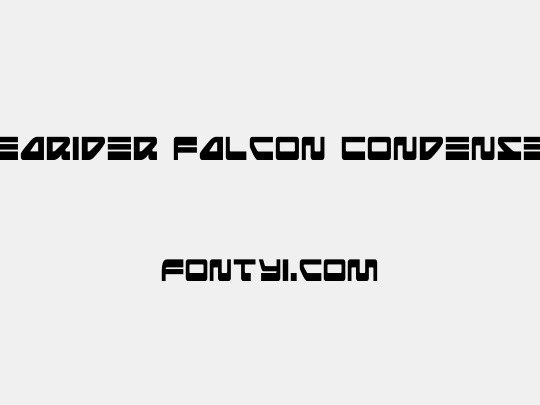 Searider Falcon Condensed