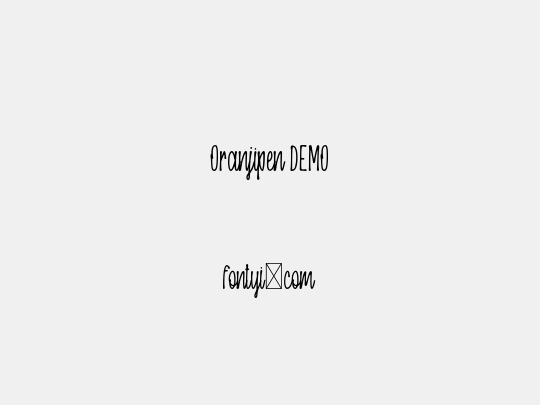 Oranjipen DEMO