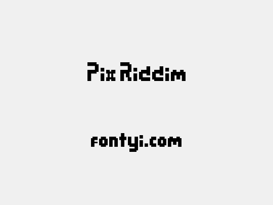 Pix Riddim