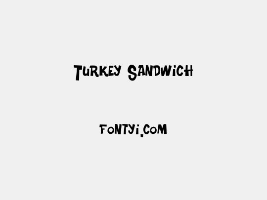 Turkey Sandwich