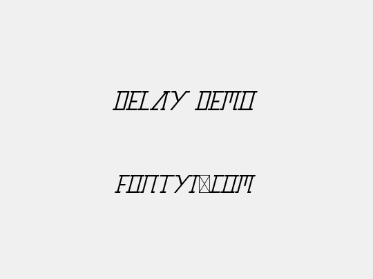 Delay Demo