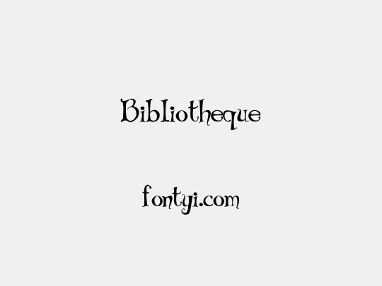 Bibliotheque