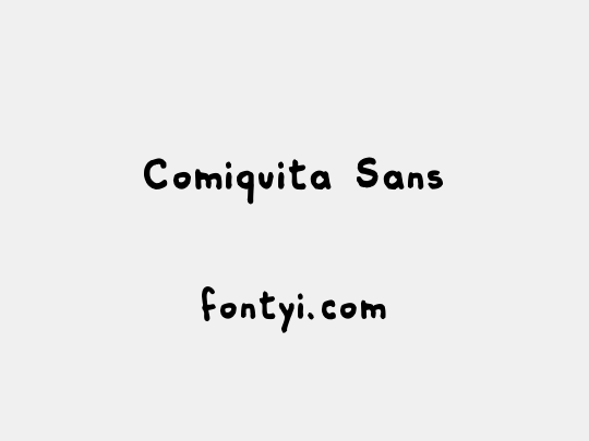 Comiquita Sans