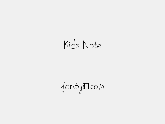 Kids Note