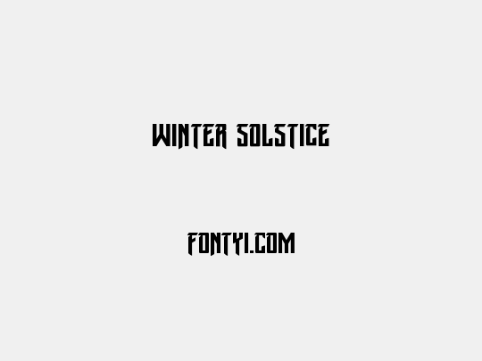 Winter Solstice
