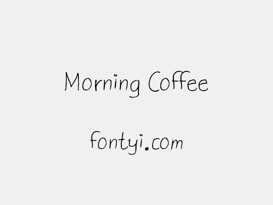 Morning Coffee