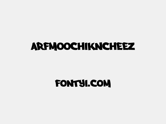 Arfmoochikncheez