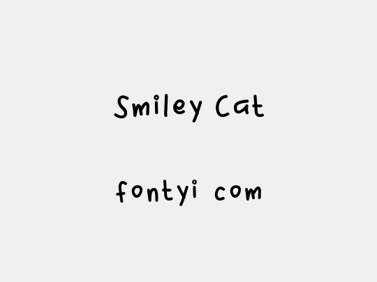 Smiley Cat