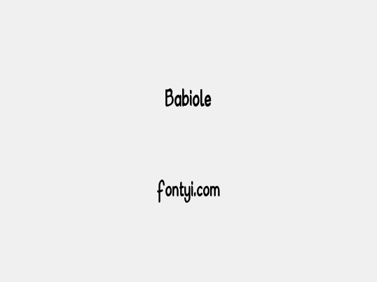 Babiole
